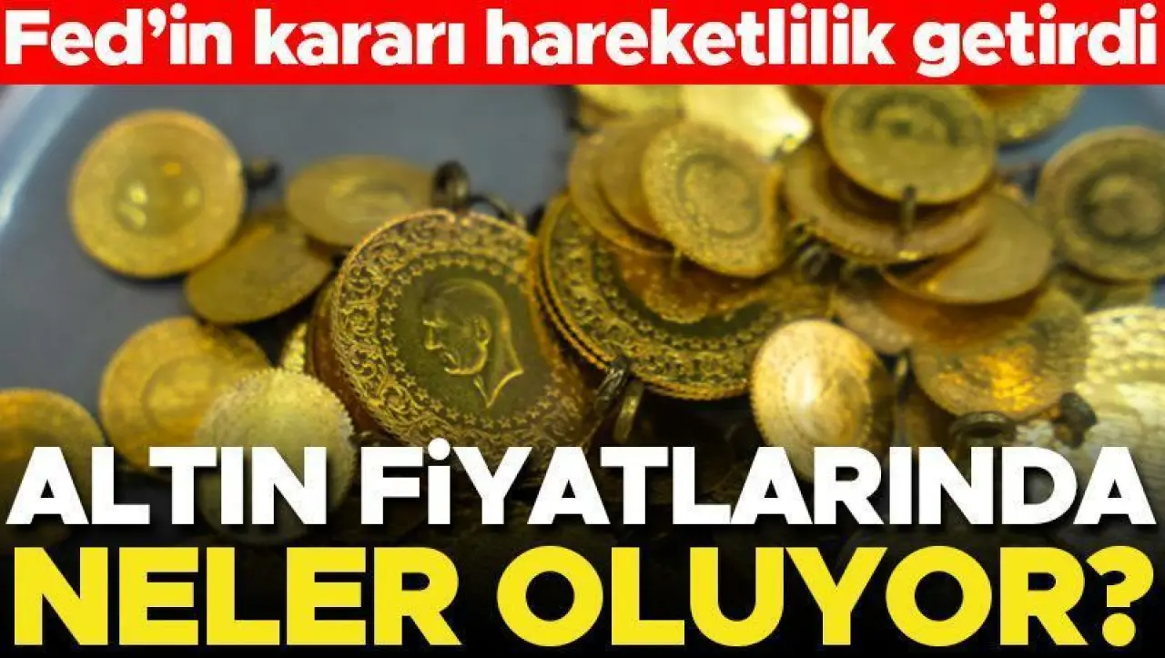 Altın fiyatları, FED'in aldığı kararın ardından hareketlendi! Ons altın 2300 doların üzerine çıktı.